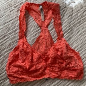 Orange Free People Bra